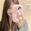 Ốp Lông Cừu Hello Kitty Pinky Love